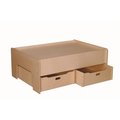 Little Colorado Little Colorado 04142NA 19 x 49 x 36 in. Play Table with Drawers - Natural 04142NA
